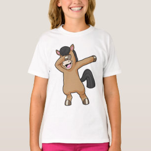 ホースアットヒップホップダンスダブ Tシャツ