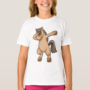 ホースアットヒップホップダンスダブ Tシャツ