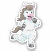 ホースアットランナランニングーズ シール (正面)