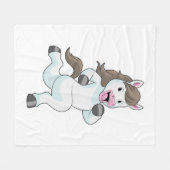 ホースアットランナランニングーズ フリースブランケット (正面(横))