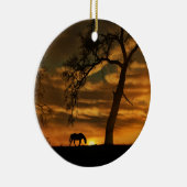 ホースアンドオークツリーオーナメント セラミックオーナメント (右)