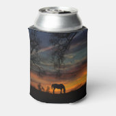 ホースアンドオークツリーカントリーサウスウエスタンクーラーボックス 缶クーラー (缶裏面)