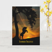 ホースアンドオークツリーサマー至 カード (黄色い花)