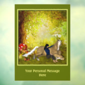 ホースアンドガールファンタジーフォレパーソナライズされたスト  ウィンドウサイン (シート3)