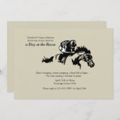 ホースアンドジョッキー招待状 招待状 (正面/裏面)