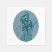 ホースアンドジョッキー紙ナプキンス スタンダードカクテルナプキン (正面)