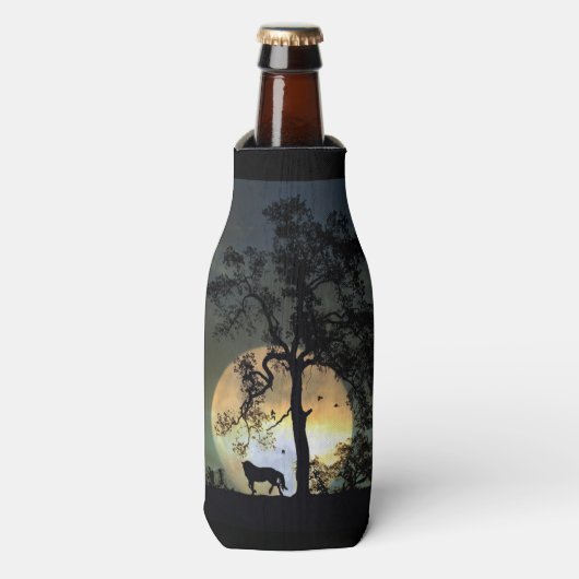 ホースアンドムーンコージーカップクーラーボックス ボトルクーラー (ボトル正面)