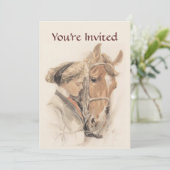 ホースアンドレディヴィンテージパーティの招待状 招待状 (スタンド正面)