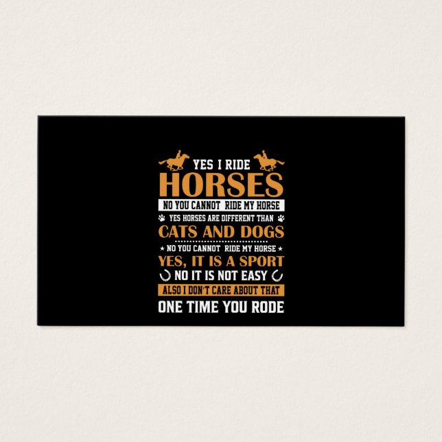 ホースアートYesIライドウマ (正面)