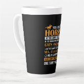 ホースアートYesIライドウマ カフェラテマグ (左アングル)