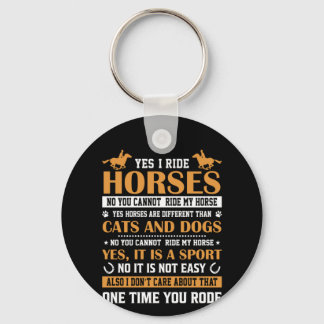 ホースアートYesIライドウマ キーホルダー