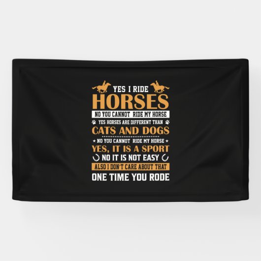 ホースアートYesIライドウマ 横断幕 (横)