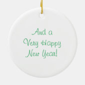 ホースインザスノーオーナメント セラミックオーナメント (裏面)