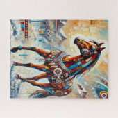 ホースインザスノー500ピースパズル ジグソーパズル (横)