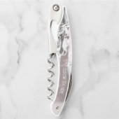 ホースウェイターのコルクカスタムネジと文字 ソムリエナイフ (正面)