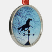 ホースウェザーベーンブルースカイ メタルオーナメント (右)