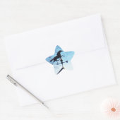 ホースウェザーベーンブルースカイ 星シール (封筒)