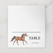 ホースウエスタンカントリーウェディング素朴パーティー プレイスカード (外部開封)