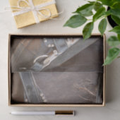 ホースウエスタンブラウンヴィンテージデコパ素朴ージュ 薄葉紙 (ギフト)