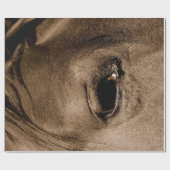 ホースウエスタン素朴ヴィンテージデコパージュ ラッピングペーパー (フラット)