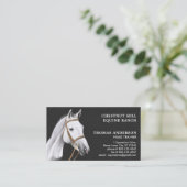 ホースウマ科のプロフェッショナルパーソナライズされた馬術 名刺 (スタンド正面)