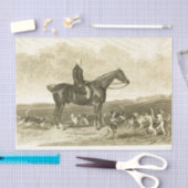 ホースエフエメラデクページヴィンテージマンドッグス狩り 薄葉紙 (クラフト)