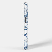 ホースエレガントアジサイ弓ほこりっぽい青い名前 Case-Mate iPhoneケース (裏面 / 右)