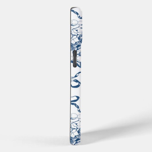 ホースエレガントアジサイ弓ほこりっぽい青い名前 Case-Mate iPhoneケース (裏面 / 右)