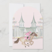 ホースエレガントレースダービーブライダルシャワー 招待状 (裏面)