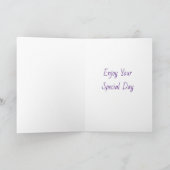 ホースオンブルー誕生日 カード (内部)