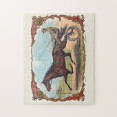 ホースオンホイールヴィンテージ競馬 ジグソーパズル (縦)