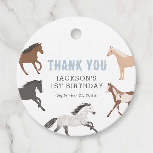 ホースカウボーイエクエストリアン誕生日 フェイバータグ (正面)