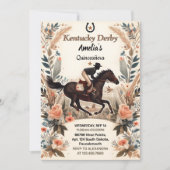 ホースカウボーイダービーパーティーウェスタンキンセアニェラ 招待状 (正面)