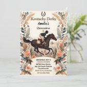 ホースカウボーイダービーパーティーウェスタンキンセアニェラ 招待状 (スタンド正面)