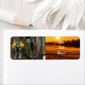 ホースカウボーイブーツフィールドサンセット ラベル (インサイチュ)