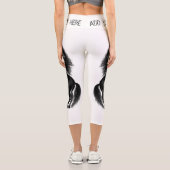 ホースカプリレギンスとカスタム文字 カプリレギンス (裏面)