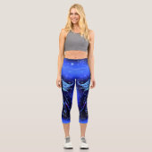 ホースカプリレギンスランニングズインブルースターリーナイト カプリレギンス (正面)