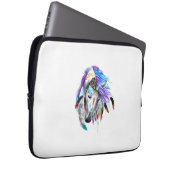 ホースカラフルエレクトロニクスバッグ ラップトップスリーブ (正面右)