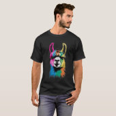 ホースカラフルデザイン Tシャツ (正面フル)