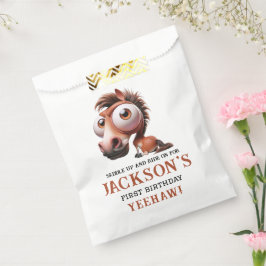 ホースカリカティーズ1st誕生日パーティー フェイバーバッグ