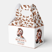 ホースカリカティーズ1st誕生日パーティー フェイバーボックス (正面サイド)