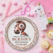 ホースカリカティーズ1st誕生日パーティー ペーパープレート (パーティー)