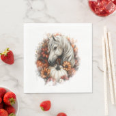 ホースカントリーカボチャ スタンダードランチョンナプキン (インサイチュ)