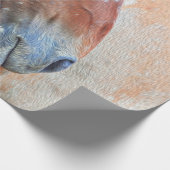 ホースカントリーブ素朴ラウンウエスタンデコパージュ ラッピングペーパー (角)