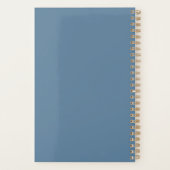 ホースガールパーソナライズされたバックスキンダンデザート プランナー手帳 (裏面)