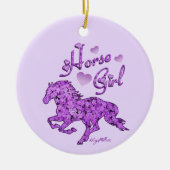 ホースガールホースセラミックオーナメント セラミックオーナメント (正面)