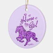 ホースガールホースセラミックオーナメント セラミックオーナメント (左)