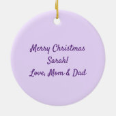 ホースガールホースセラミックオーナメント セラミックオーナメント (裏面)