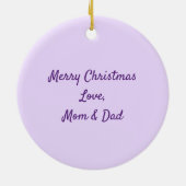 ホースガールホースセラミックオーナメント セラミックオーナメント (裏面)