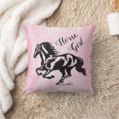 ホースガールホース装飾用クッション クッション (ブランケット)